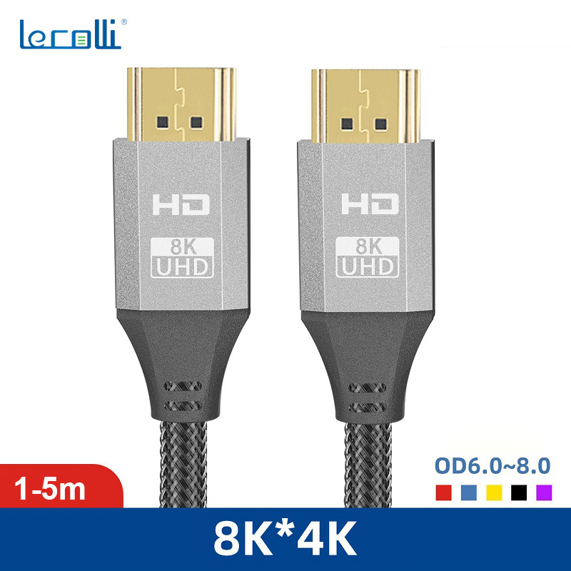 Lecolli Hdmi ̺ 2.1 H D 8K * 4K HDMI   HDMI ȣȯ ̺ GoPro  HDTV ī޶ Ʈ 